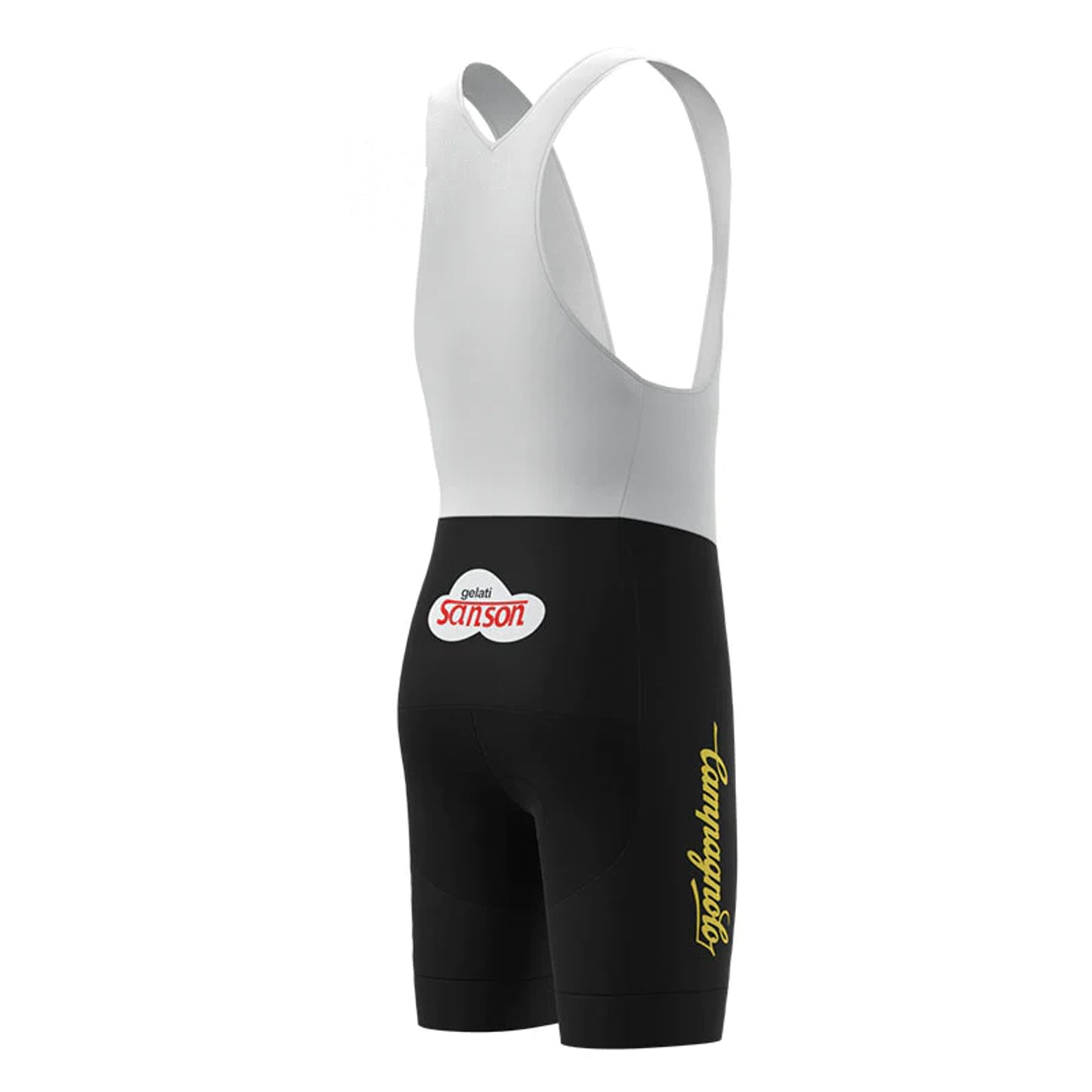 Gis Gelati Sanson Black Vintage Cycling Bib Shorts