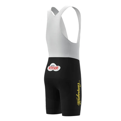 Gis Gelati Sanson Black Vintage Cycling Bib Shorts
