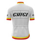 Ghigi White Vintage Short Sleeve Cycling Jersey Top