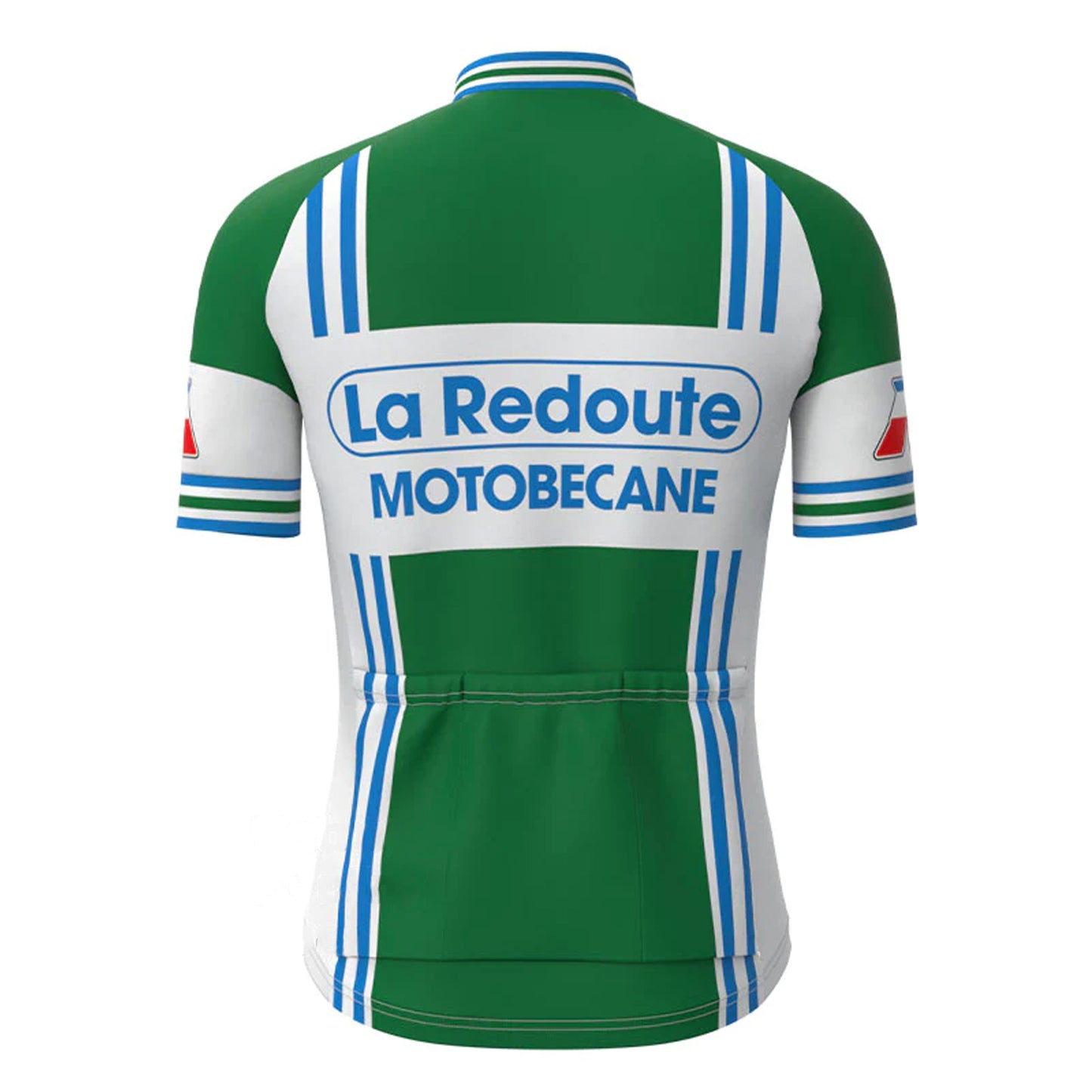 La Redoute Green Vintage Short Sleeve Cycling Jersey Top