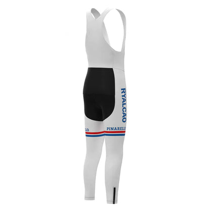 Ryalcao Pinarello White Retro MTB Bike Pants