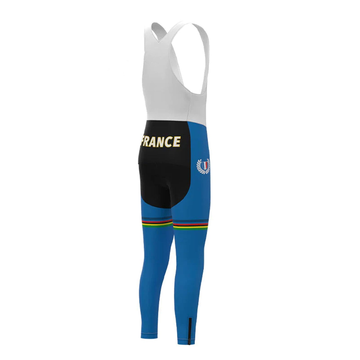France Blue Retro MTB Bike Pants