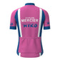 Miko Mercier Vivagel Purple Vintage Short Sleeve Cycling Jersey Top