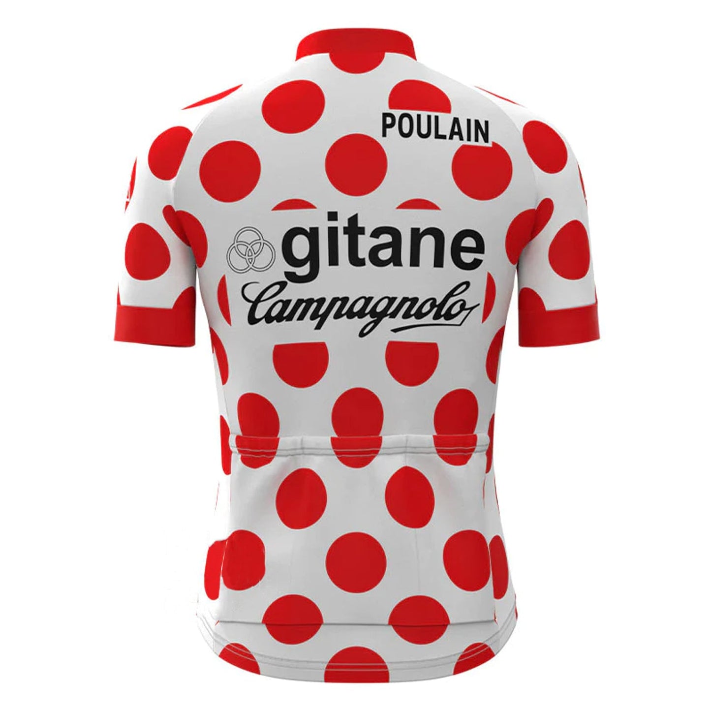 Gitane Campagnolo Red Vintage Short Sleeve Cycling Jersey Matching Set