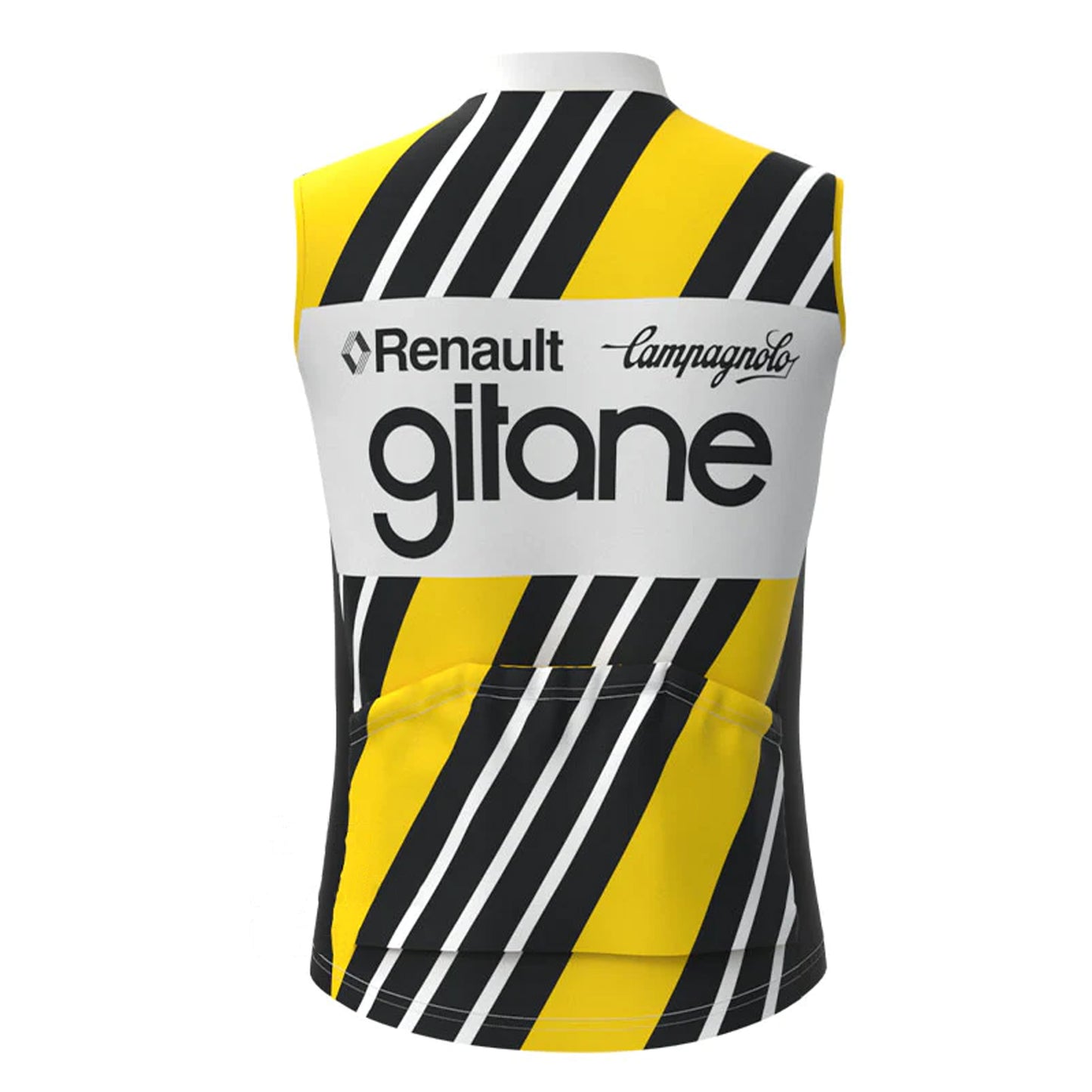 Renault Yellow Retro MTB Cycling Vest