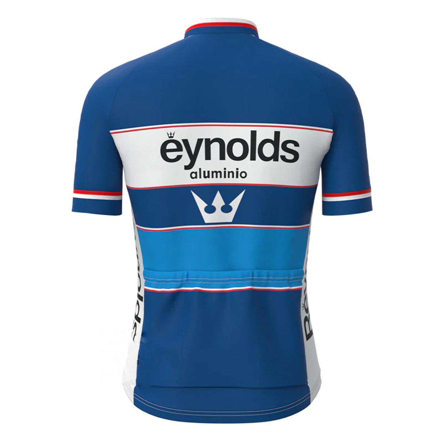 Reynolds Blue Vintage Short Sleeve Cycling Jersey Top