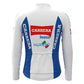 Carrera White Vintage Long Sleeve Cycling Jersey Top
