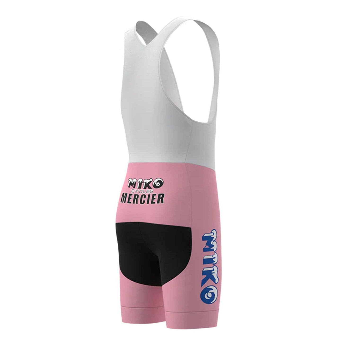 Miko Mercier Pink Vintage Short Sleeve Cycling Jersey Matching Set