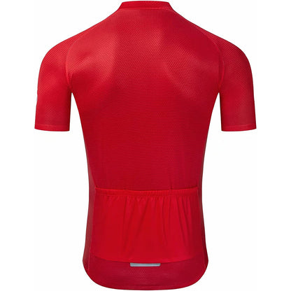 Red Short Sleeve Cycling Jersey
