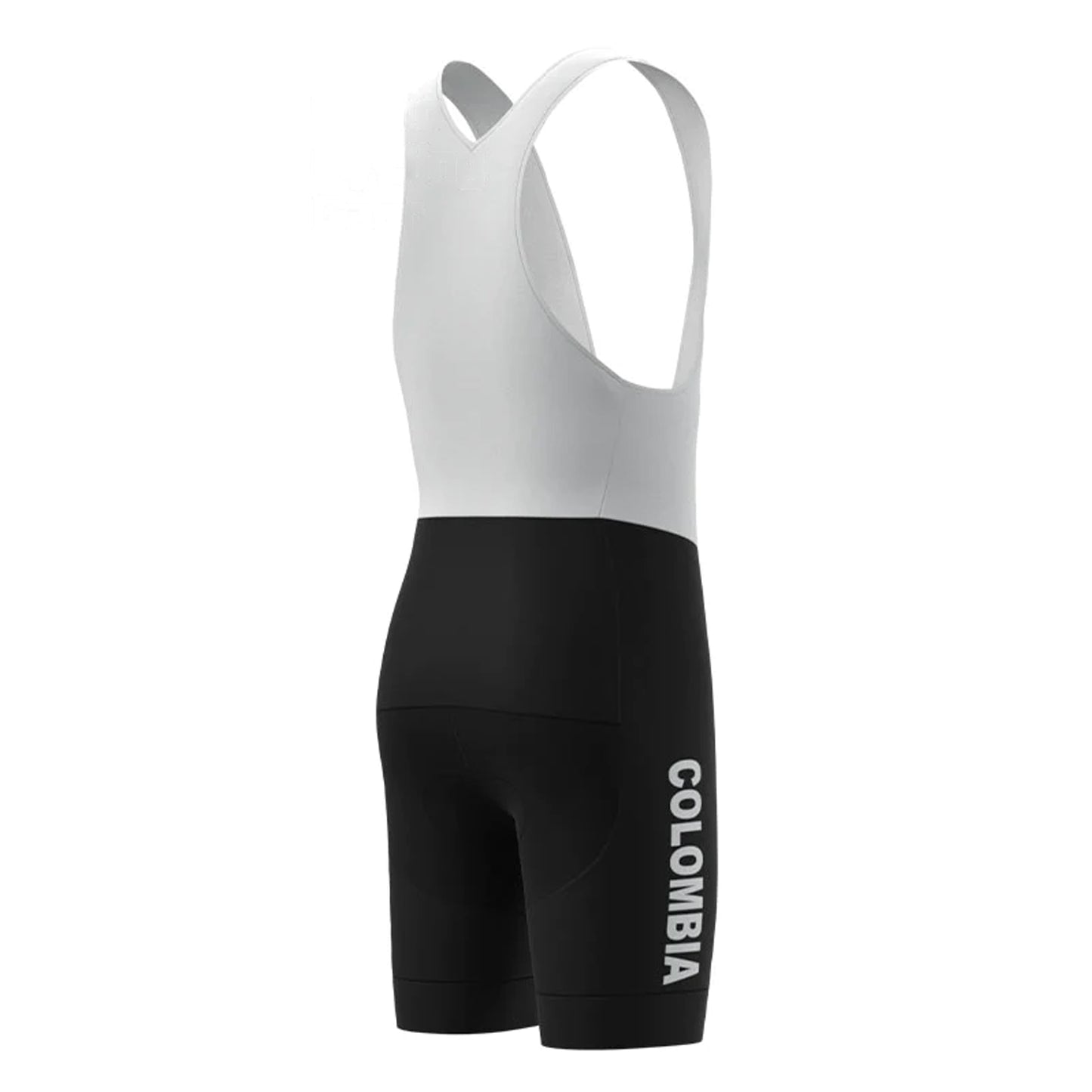 Colombia Black Vintage Cycling Bib Shorts