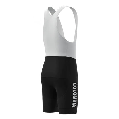 Colombia Black Vintage Cycling Bib Shorts
