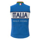 Maglia Azzurra Italia Blue Retro MTB Cycling Vest