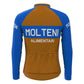 Molteni Brown Vintage Long Sleeve Cycling Jersey Top