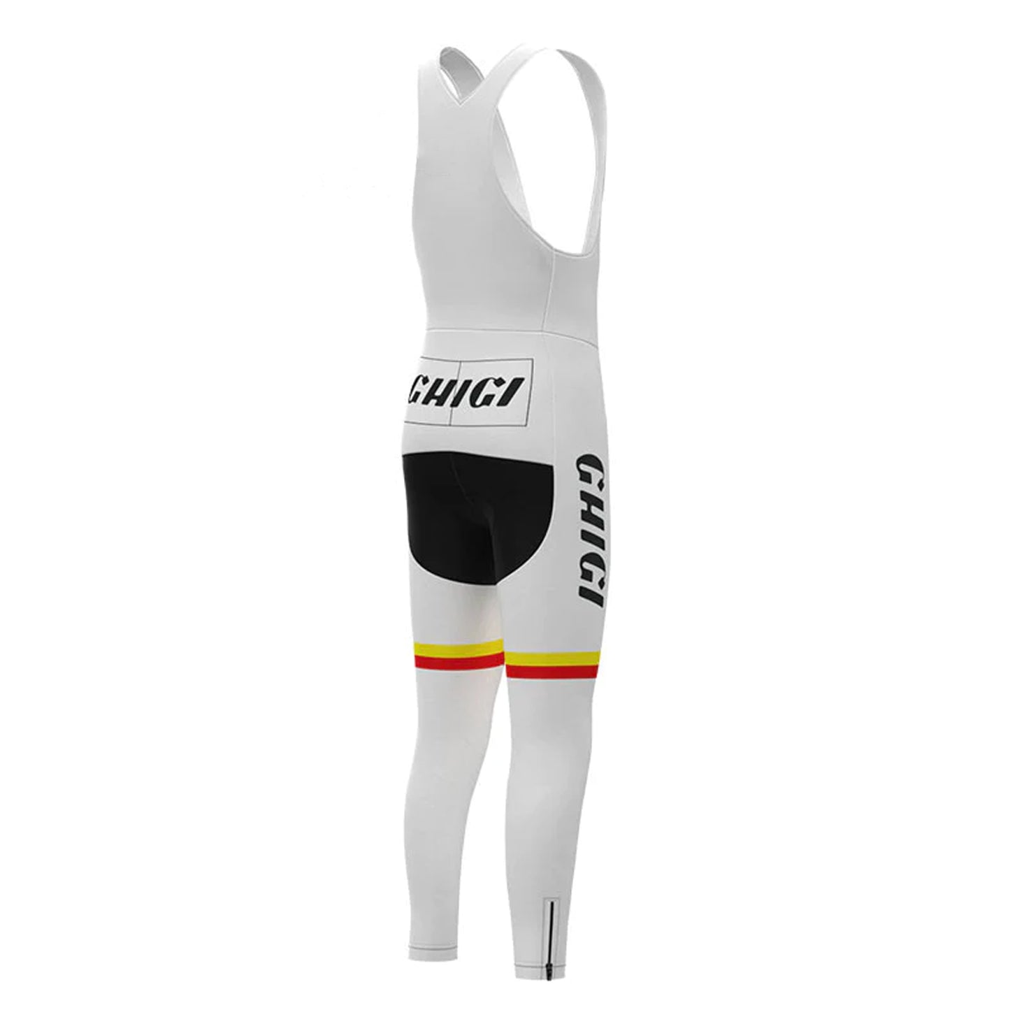 Ghigi White Retro MTB Bike Pants