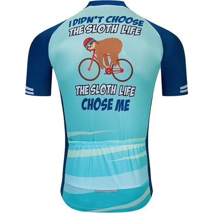 Sloth Funny Short Sleeve Cycling Jersey