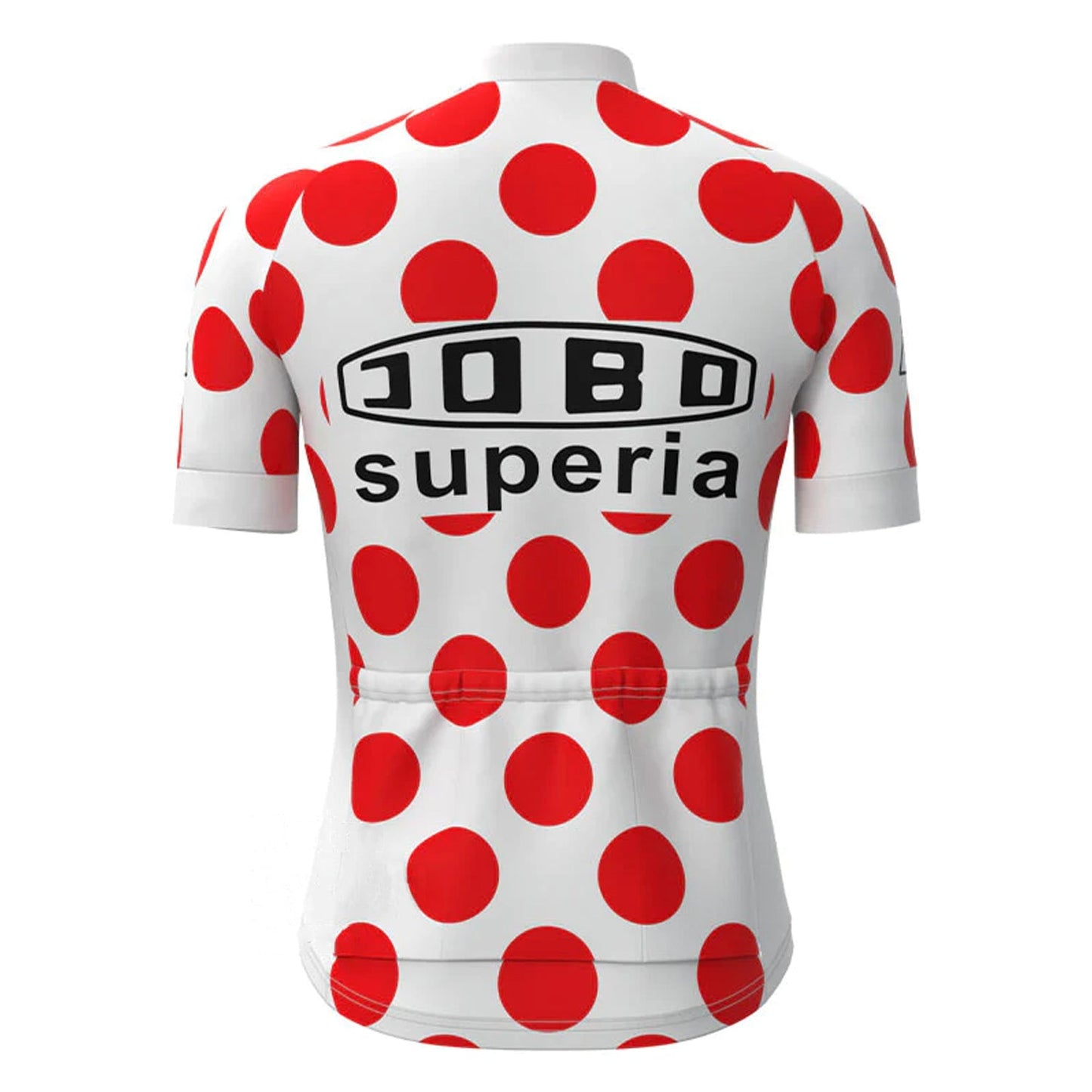JOBO Red Vintage Short Sleeve Cycling Jersey Matching Set