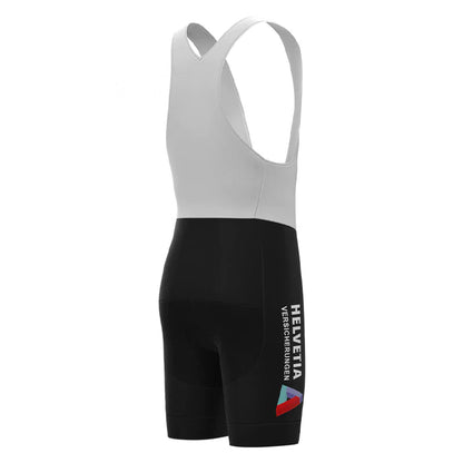 Helvetia La Suisse Black Vintage Cycling Bib Shorts