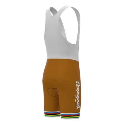 Molteni Brown Black Vintage Short Sleeve Cycling Jersey Matching Set
