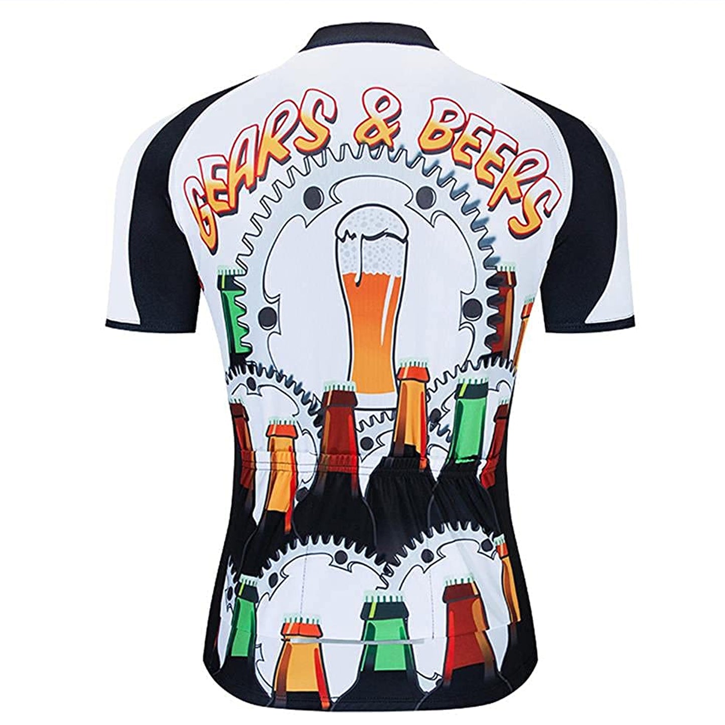 Gears & Beers Short Sleeve Cycling Jersey
