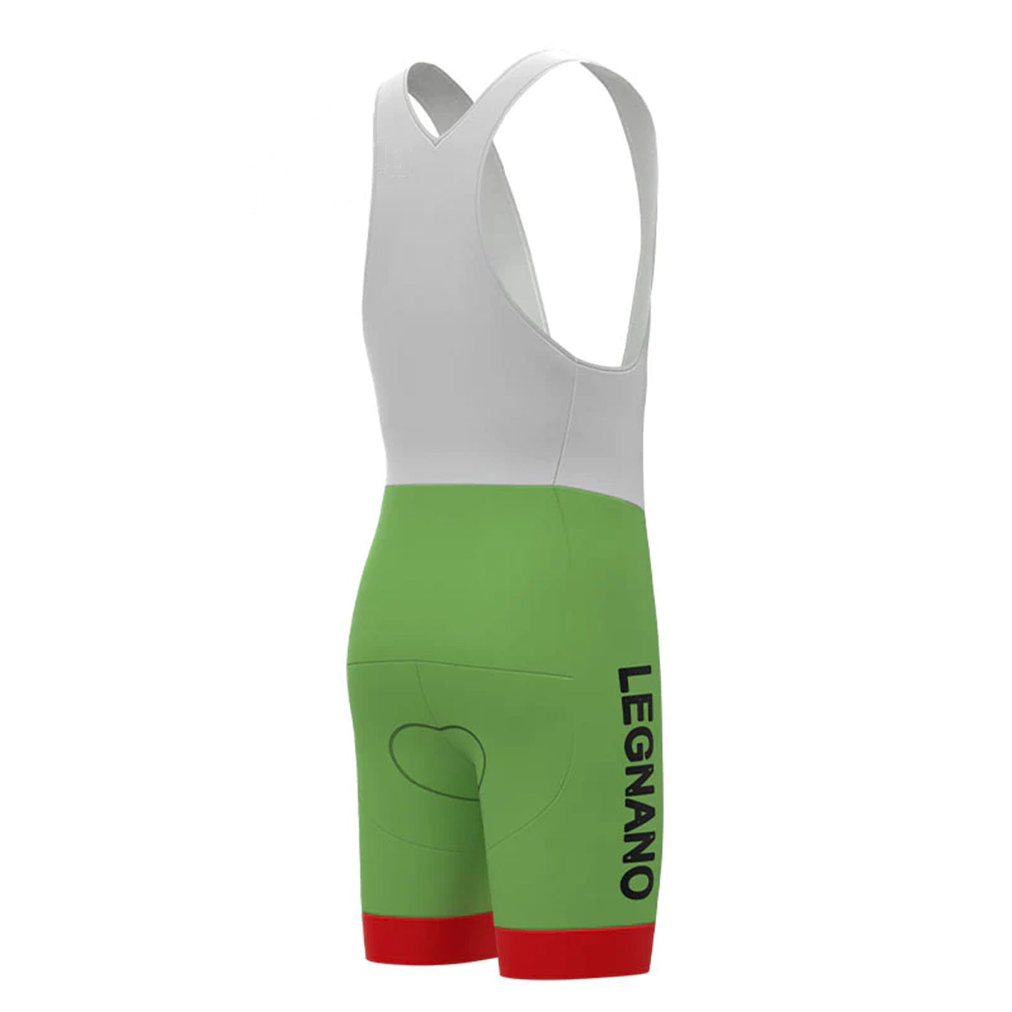Legnano Green Vintage Cycling Bib Shorts