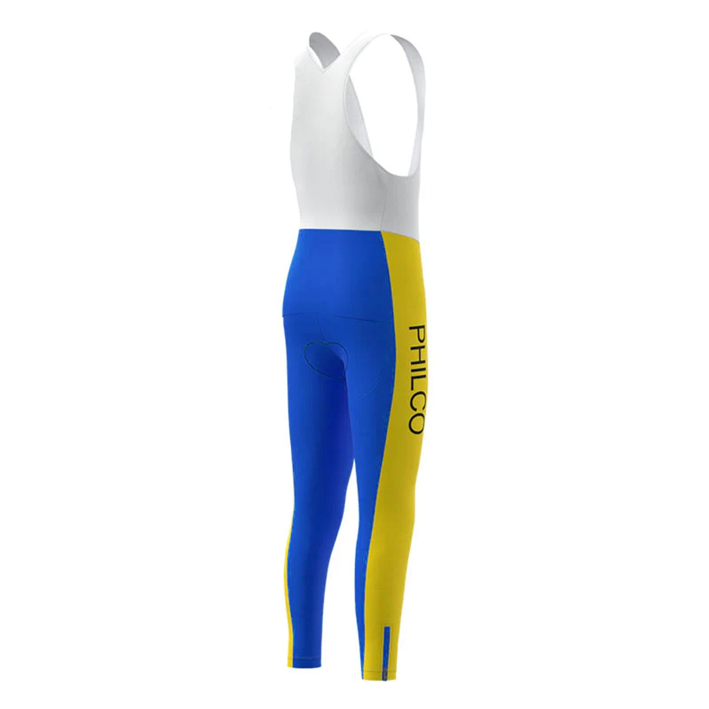 Philco Blue Yellow Retro MTB Bike Pants