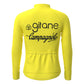 Miko Gitane Campagnolo Yellow Vintage Long Sleeve Cycling Jersey Top