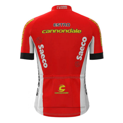 Seaco Red Vintage Short Sleeve Cycling Jersey Top
