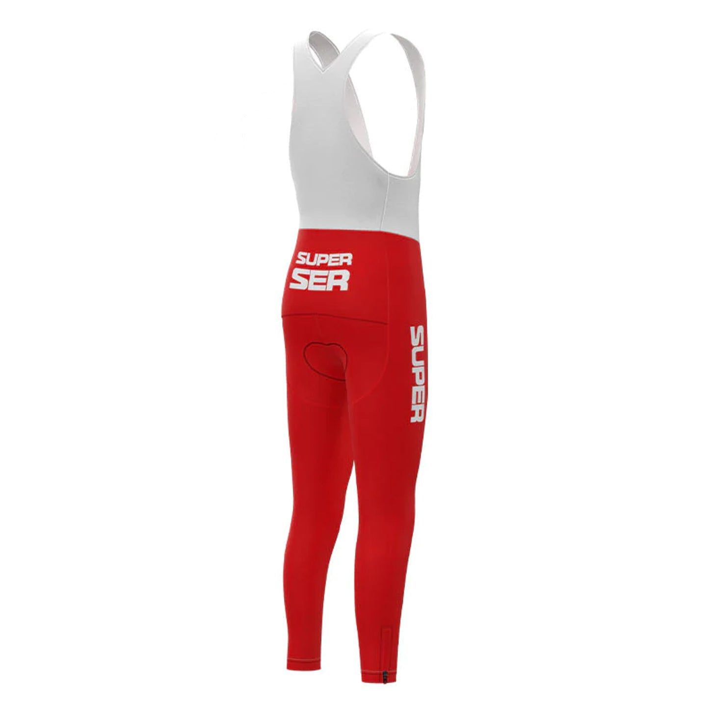Super Ser Red Retro MTB Bike Pants