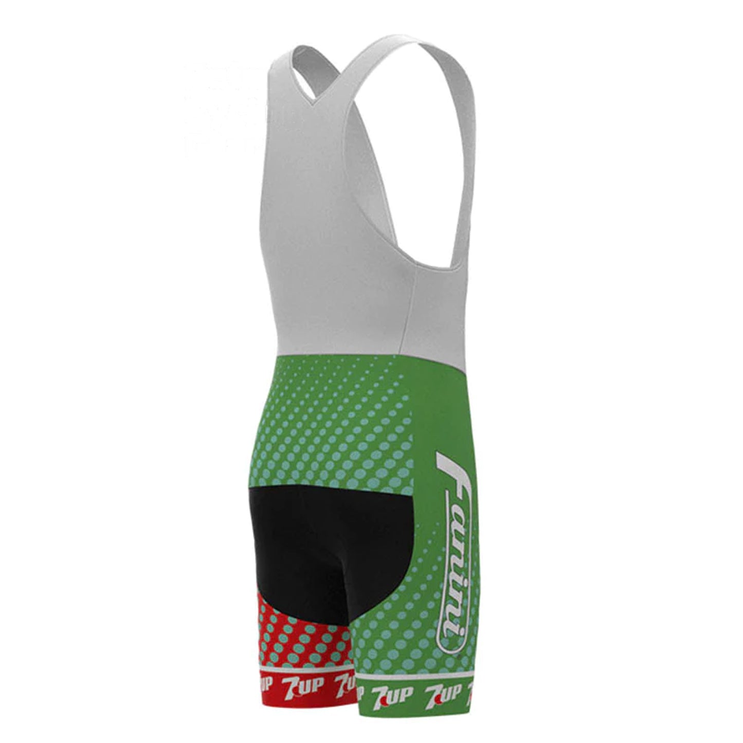 Fanini Green Vintage Cycling Bib Shorts
