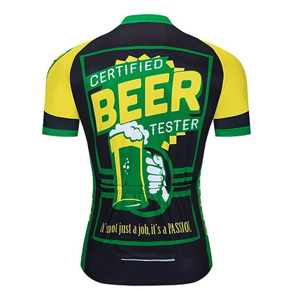 Certified Beer Tester Short Sleeve Cycling Jersey