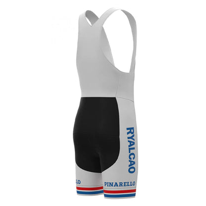 Ryalcao Pinarello White Vintage Cycling Bib Shorts