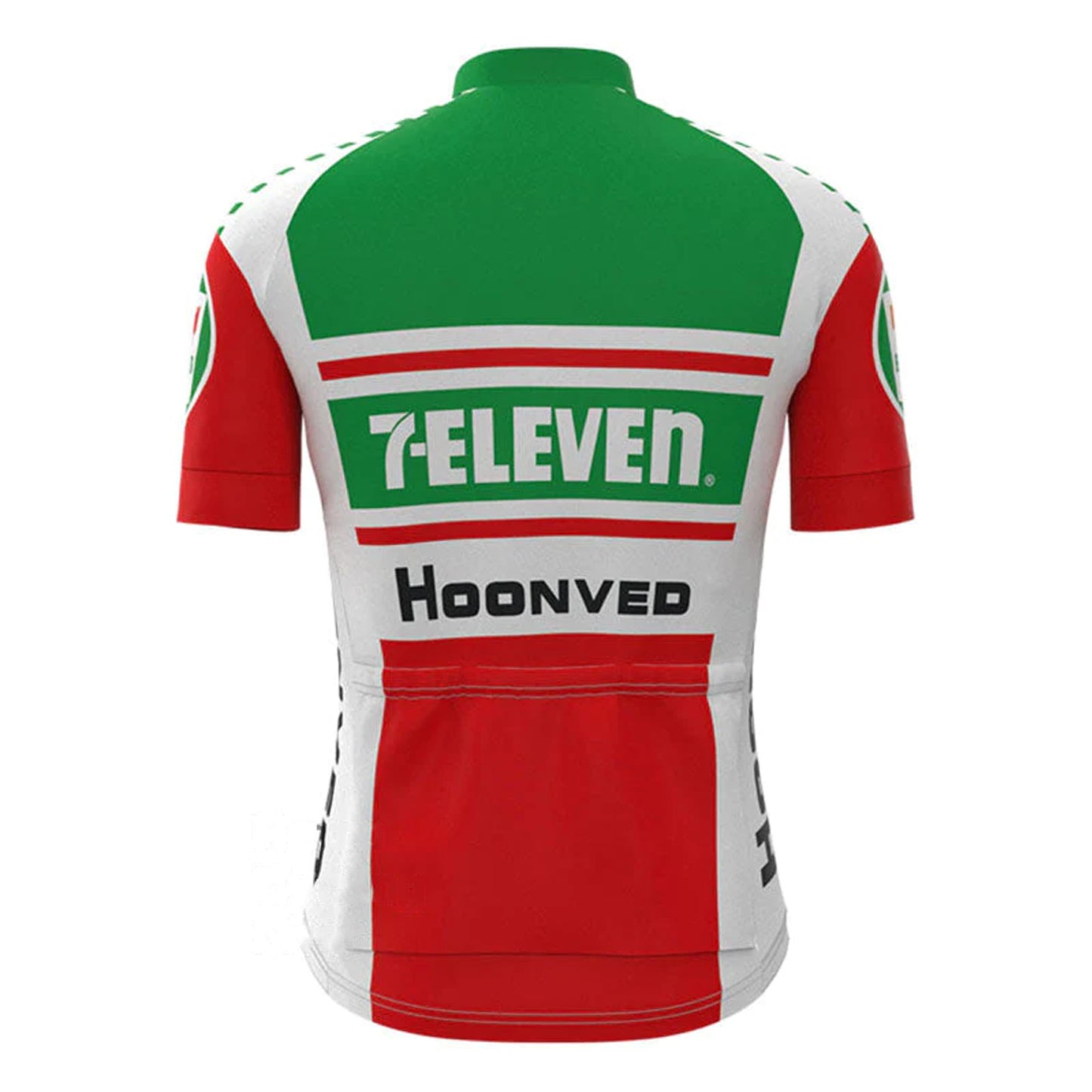 Hoonved 7-Eleven Vintage Short Sleeve Cycling Jersey Top