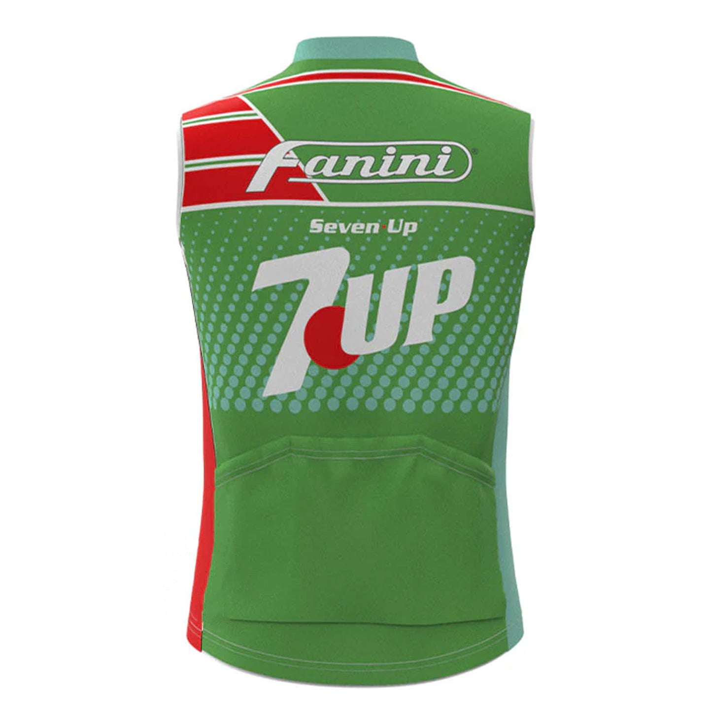 Fanini Seven Up Green Retro MTB Cycling Vest
