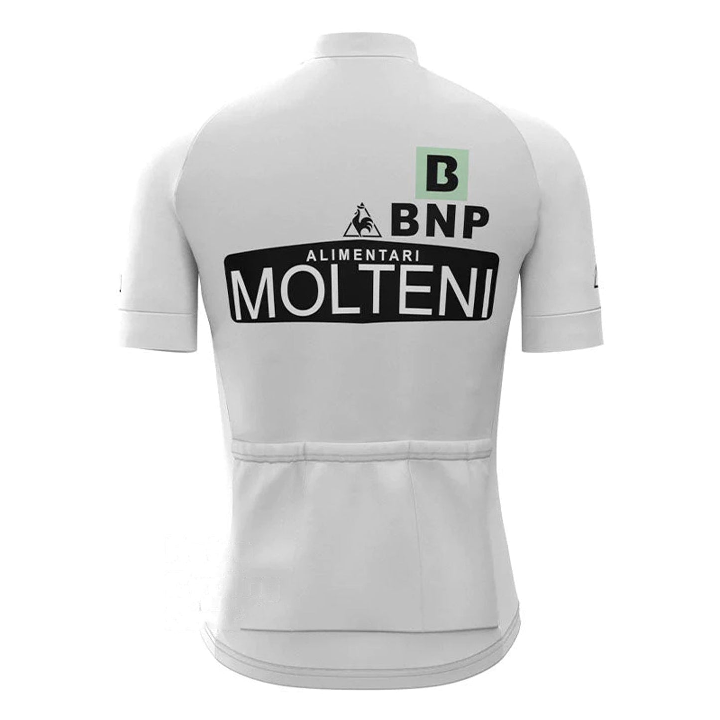 Molteni White Vintage Short Sleeve Cycling Jersey Matching Set