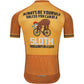 Hard Work Sloth Men Funny MTB Short Sleeve Cycling Jersey Top