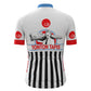 Tonton Tapis GB White Vintage Short Sleeve Cycling Jersey Top