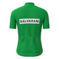 SALVARANI Green Vintage Short Sleeve Cycling Jersey Matching Set