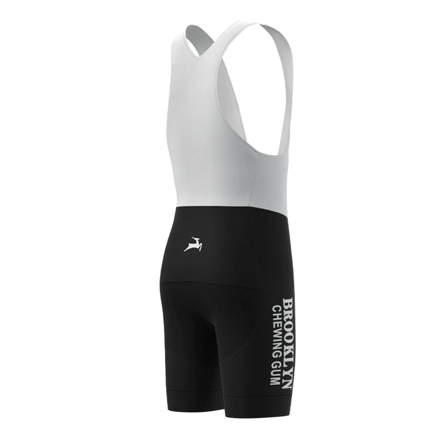 Brooklyn Chewing Gum Black Vintage Cycling Bib Shorts