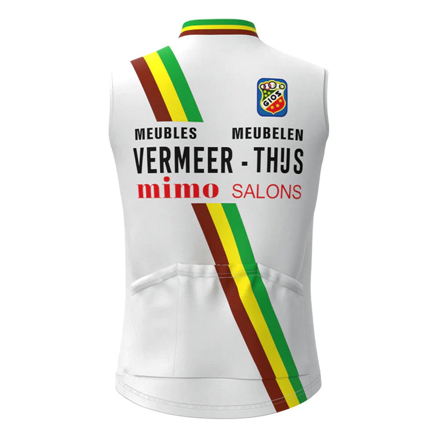 Vermeer Thijs Green Retro MTB Cycling Vest