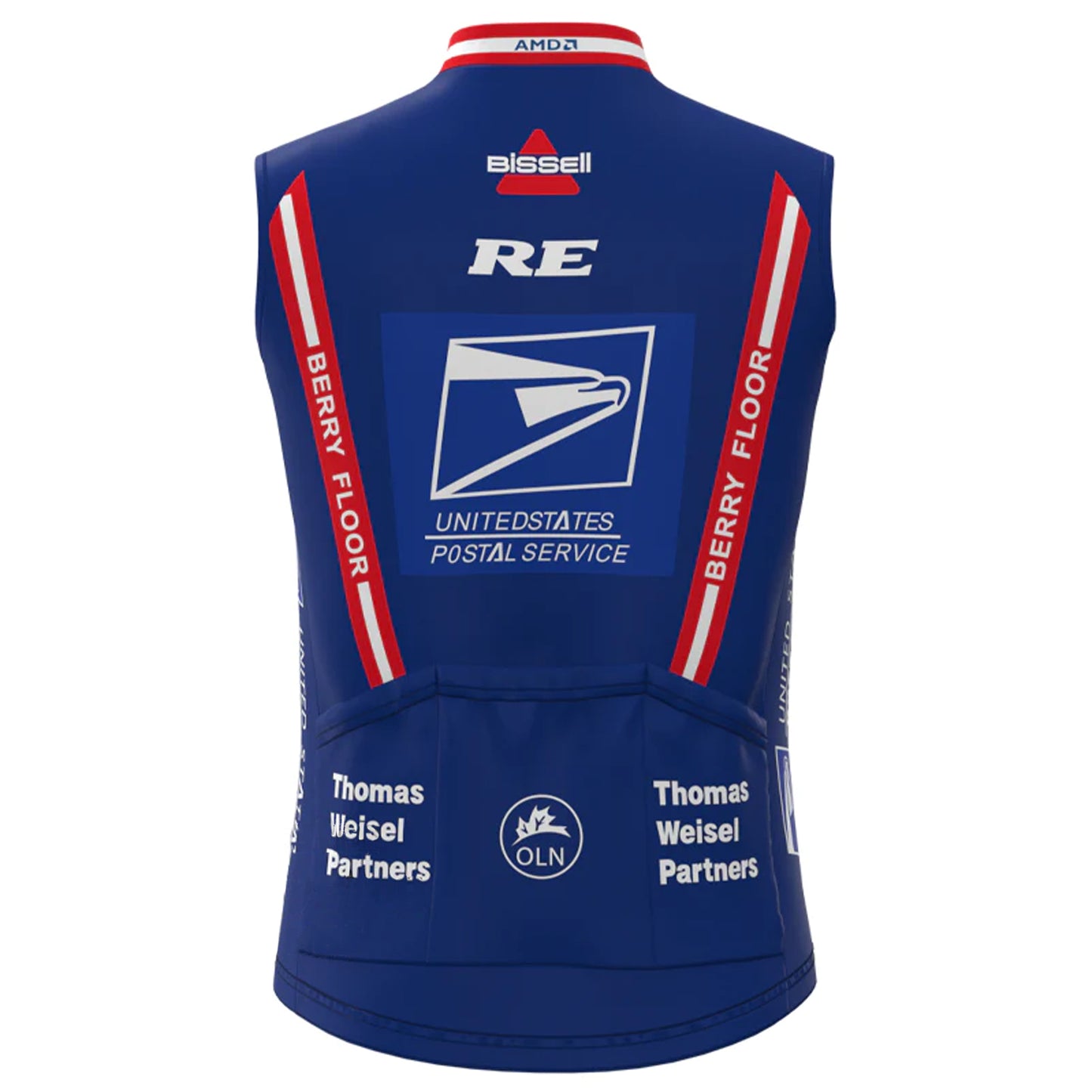 US Postal Service Sleeveless Cycling Vest