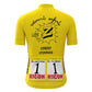 Z Vêtements Yellow Vintage Short Sleeve Cycling Jersey Top