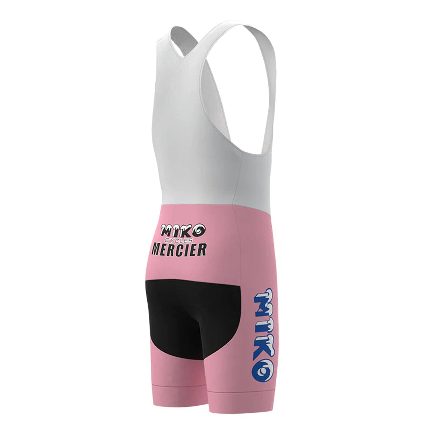 Miko Mercier Pink Vintage Cycling Bib Shorts