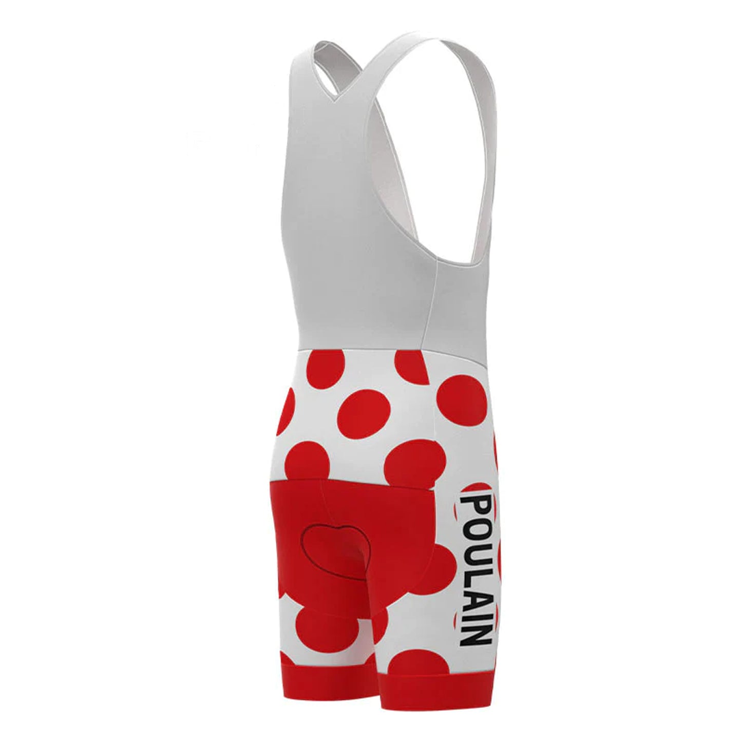 Gitane Campagnolo Poulain Red Vintage Cycling Bib Shorts