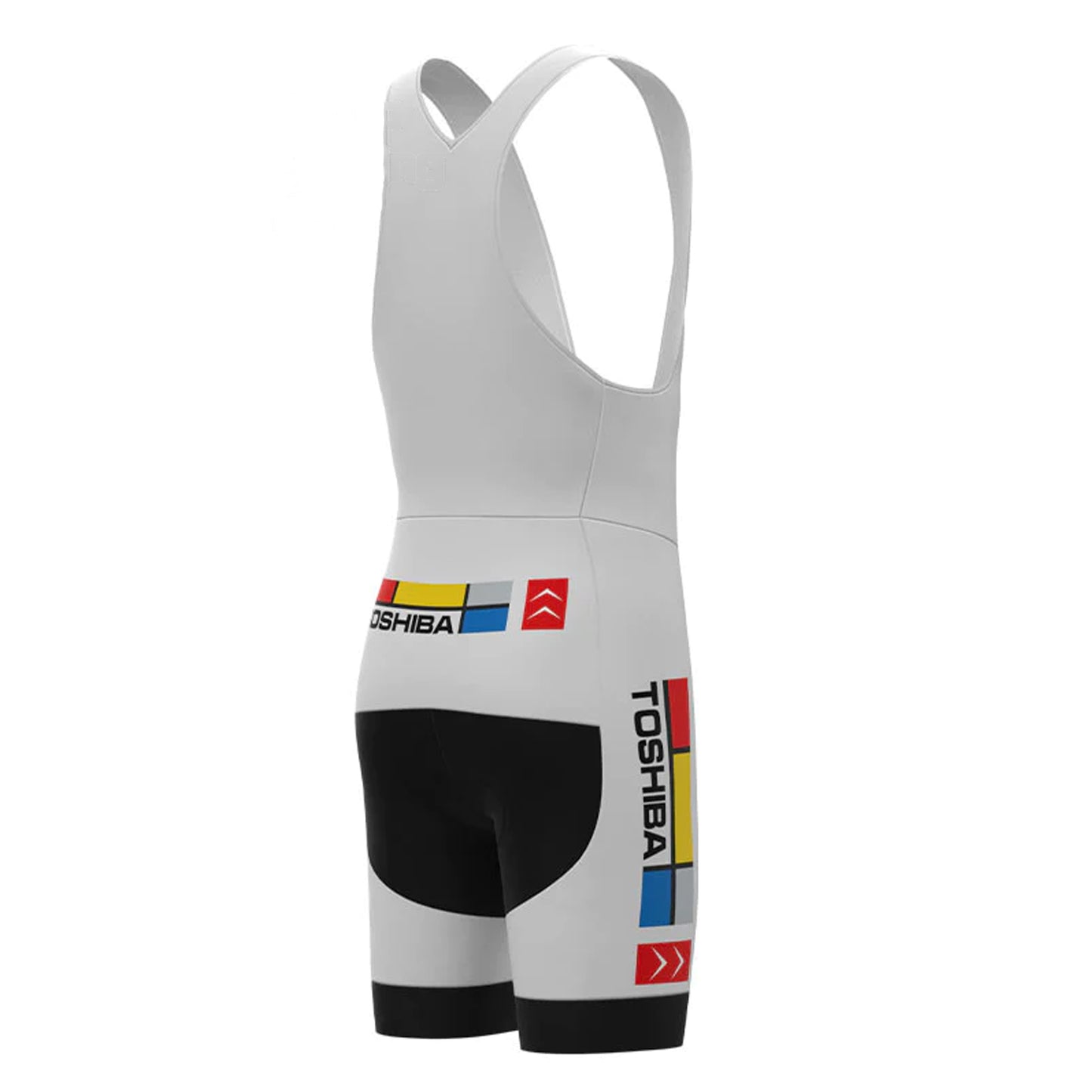 Toshiba Black Vintage Cycling Bib Shorts