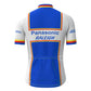 Panasonic Raleigh Blue Vintage Short Sleeve Cycling Jersey Top