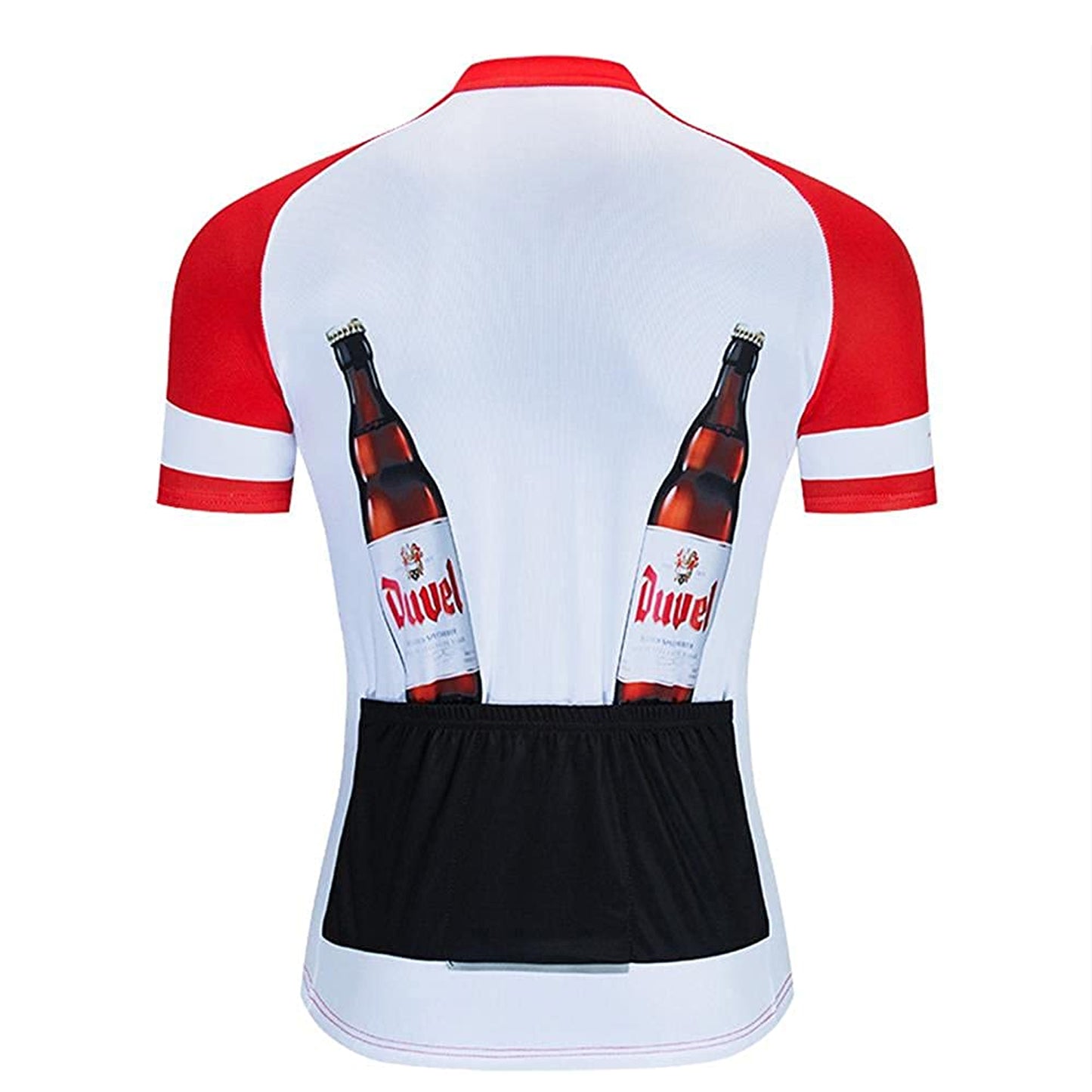Beer Duvel Red Short Sleeve Cycling Jersey