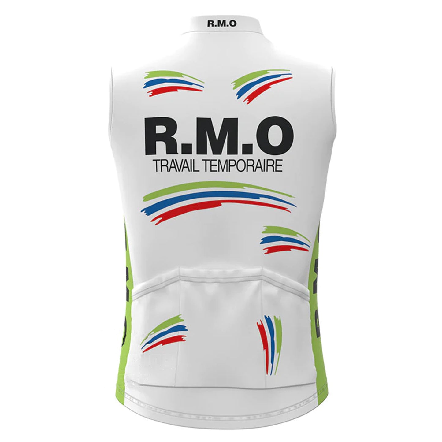 R.M.O White Retro MTB Cycling Vest