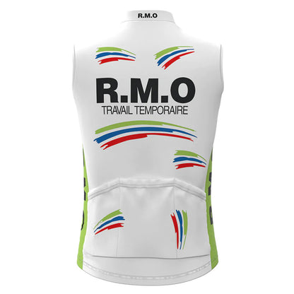 R.M.O White Retro MTB Cycling Vest