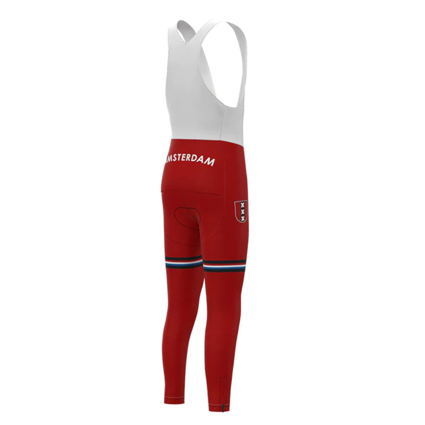 Amsterdam Red Retro MTB Bike Pants