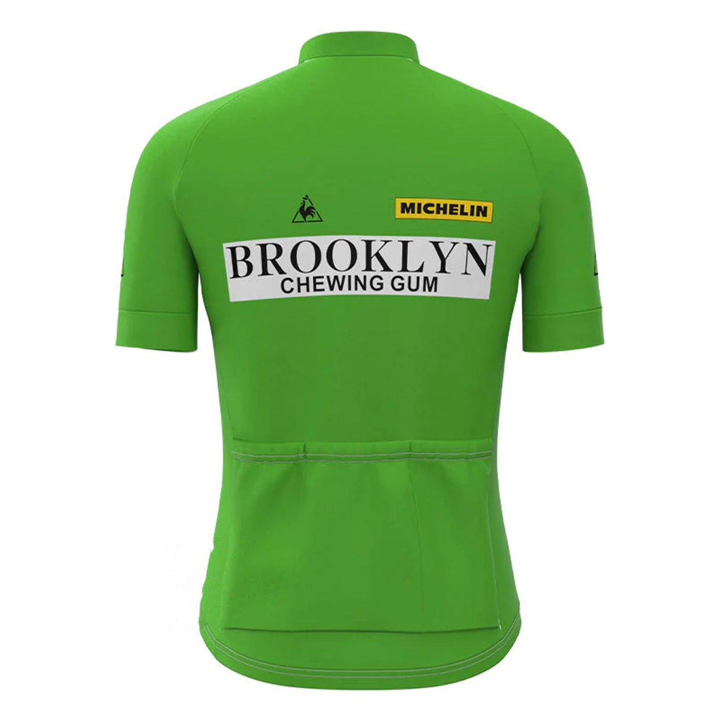 Brooklyn Green Vintage Short Sleeve Cycling Jersey Matching Set